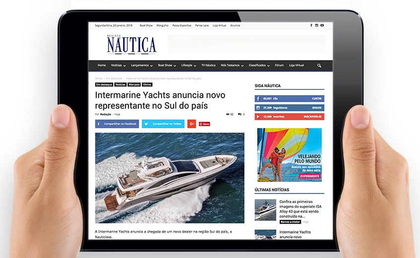 Intermarine Yachts anuncia novo representante no Sul do país